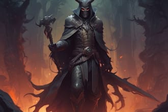 draw fantasy or horror character illustration