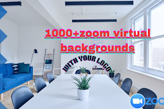 create zoom virtual background and google meet