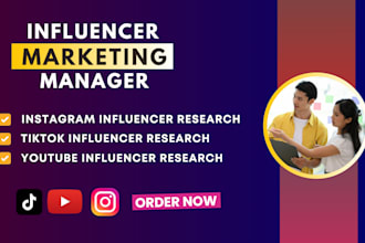research best instagram, tiktok, influencers for influencer marketing