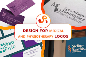 design physical therapy and healthcare logo and brand identity