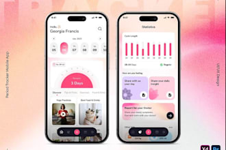 develop health tracking app, ovulation tracking app, menstruation tracking app