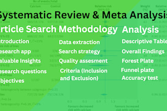 conduct a comprehensive systematic review and meta analysis