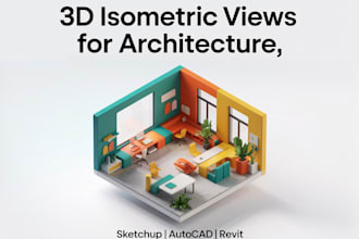 create 3d isometric views and architectural visualizations with site planning