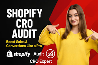 boost sales ecommerce marketing conversion rate optimization shopify cro audit