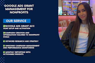 set up ads grant optimization, google ads grant  campaign management