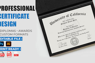 design diploma certificate, award, or certificate templates