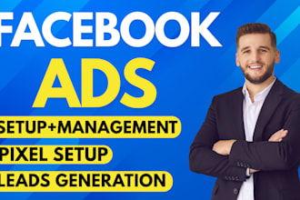 setup and manage shopify, facebook ads, marketing and lead pixel setup