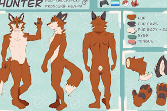 draw furry reference sheet nsfw reference sheet oc