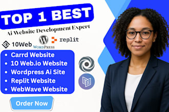 build carrd website ai weebly website 10web website replit webwave shopify store
