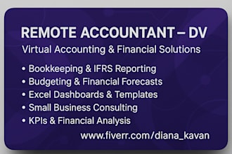 create custom excel financial templates or dashboards