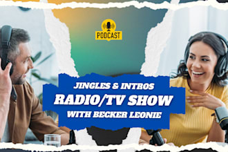 create catchy jingles and intros for your brand, radio, podcast or youtube