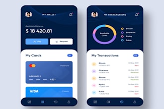 develop crypto wallet app, crypto trading app, wallet app, blockchain app