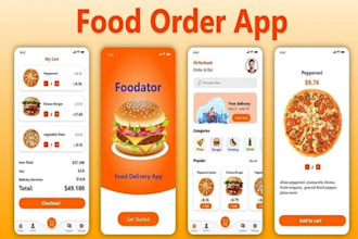 develop food delivery app restaurant app grocery delivery app food poster design