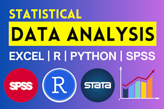 perform statistical data analysis with spss, r, or excel