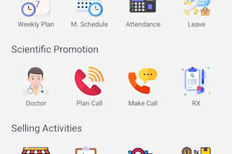 redesign and improve UI UX for mobile app