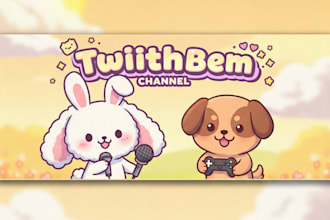 crée des banners pour youtube et twitch