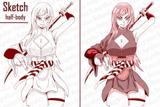 character sketches based on your request