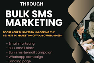 send out bulk sms blast email blast sms marketing text message to germany USA UK