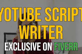 research and write your youtube video script