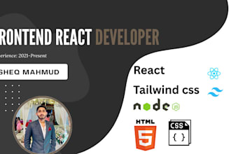 create a modern responsive frontend website