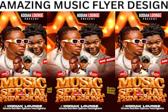design eye catching party flyer,event flyer,dj flyer,business fiyer and more