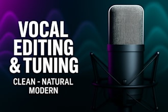 professionally edit and tune your vocal tracks