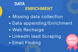 do linkedin data enrichment and missing information collection