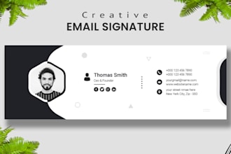 create clickable html email signature