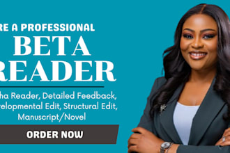 be your emphatic beta reader, alpha reader, developmental editing, beta reader