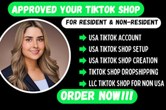 create usa tiktok shop usa tiktok account for non resident setup usa tiktok shop