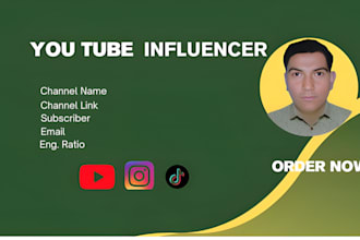 do targeted influencer research and find influencers
