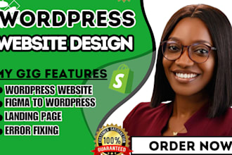 design a personal portfolio or company portfolio website on wordpress