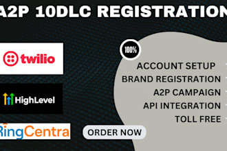 set up your gohighlevel funnel, workflows, website, a2p 10dlc,twilio integration