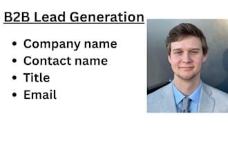 build a b2b lead list with verified emails