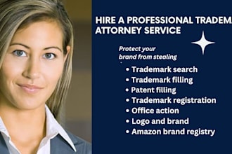 be your licensed trademark registration attorney for amazon brand at uspto