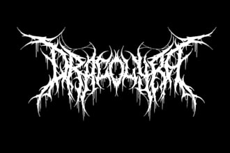 do black, slamming, brutal, death metal logo
