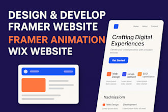 design redesign framer website webflow website framer animation figma wix websit