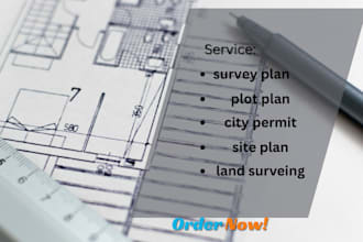do site plan, topographic survey drawing, floor plan, blueprint