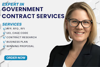 write winning bid proposal, winning government contract, research, rfp, rfi, rfq