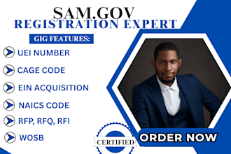 do sam gov,  llc registration, uei, cage code, naics code