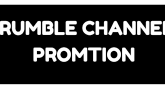 do organic rumble video promotion