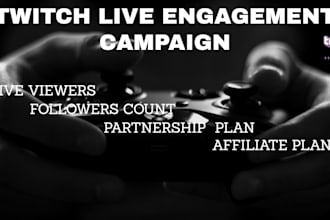 be your twitch live streaming traffic strategist to massive audiences