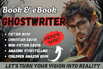 ghostwrite, edit, proofread christian ebook, bible prayer devolution amazon book
