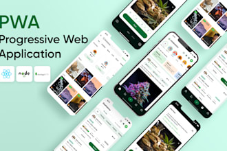 develop a reactjs nextjs progressive web app pwa for blogs