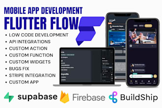 do flutterflow or flutter mobile app development like adalo glide appsheet
