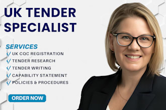 win UK tender, cqc registration, tender bid proposal, healthcare, uk grants