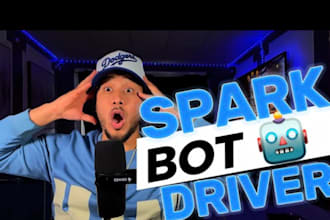 develop creat amazon driven bot,instacart bot,uber bot,slack bot,spark