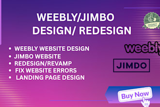 design weebly jimbo website siteground ionos wordpress landing page design