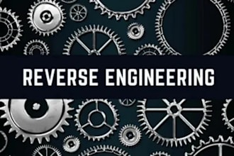 do reverse engineering, 3d modeling and make cad modeling from scan data