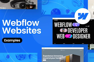 design or develop webflow website, webflow expert, figma to webflow